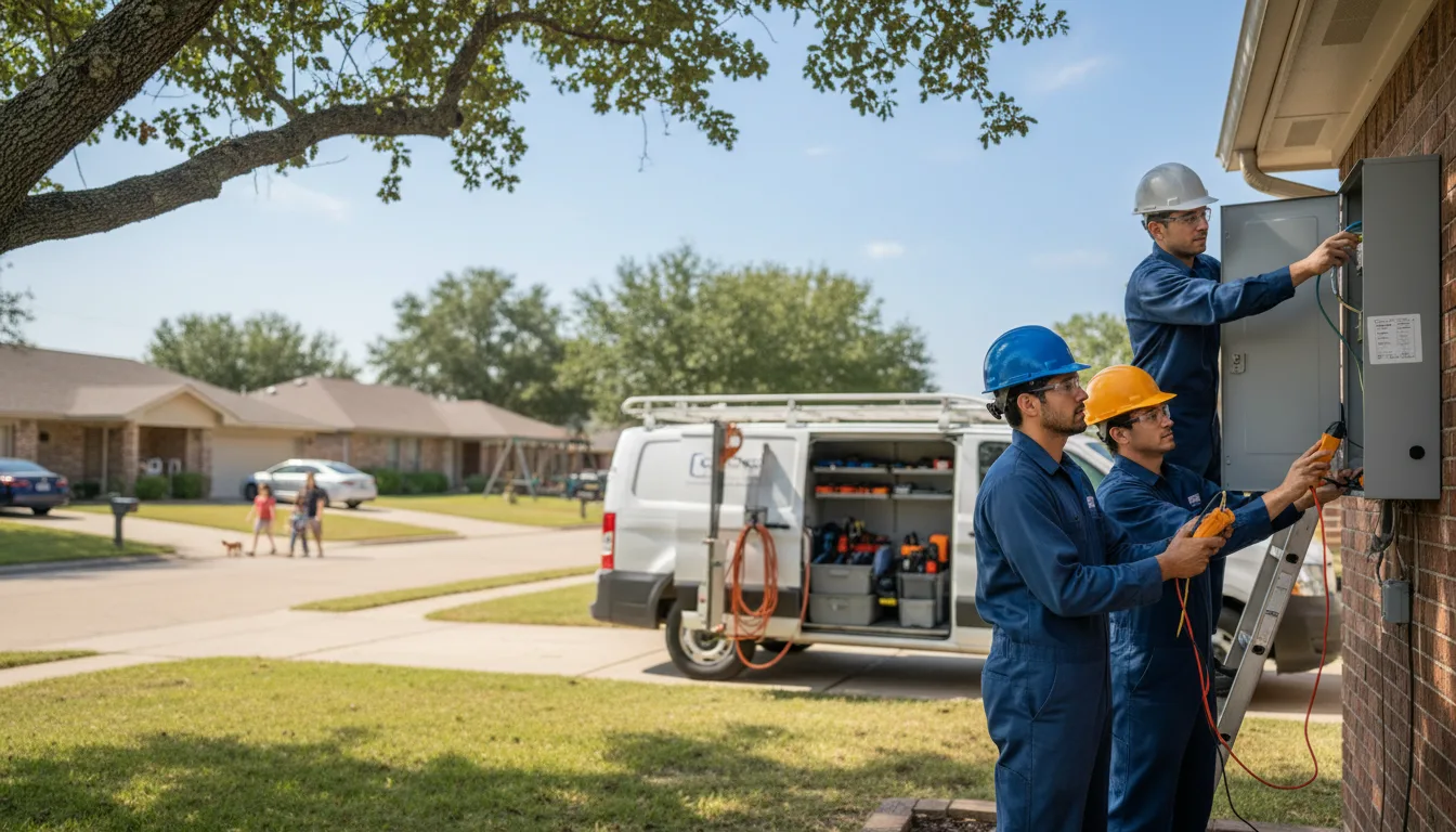Certified electrician providing emergency electrical services in Hope, AR